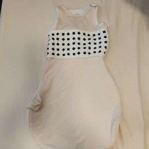 Pink and White Sleep Sack Pajamas with Cozy Design